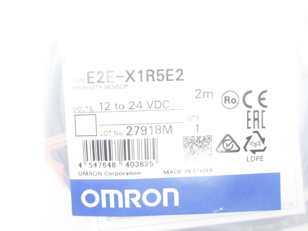OMRON E2E-X1R5E2 12-24VDC 2M NSMP