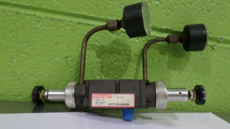 NUMATICS 081RT100J000000 REGULATOR VALVE W/PRESSURE GAUGES  NSNP