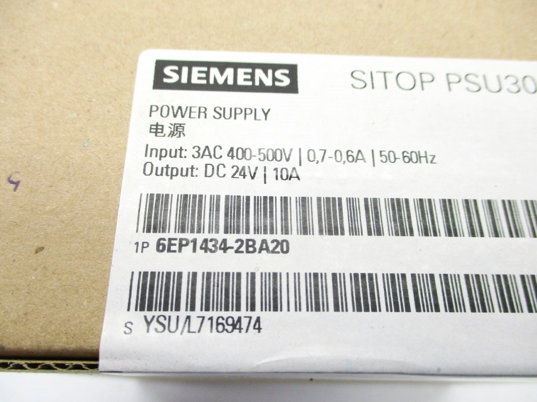 SIEMENS 6EP1434-2BA20 400-500V 0.7-0.6A NSFS