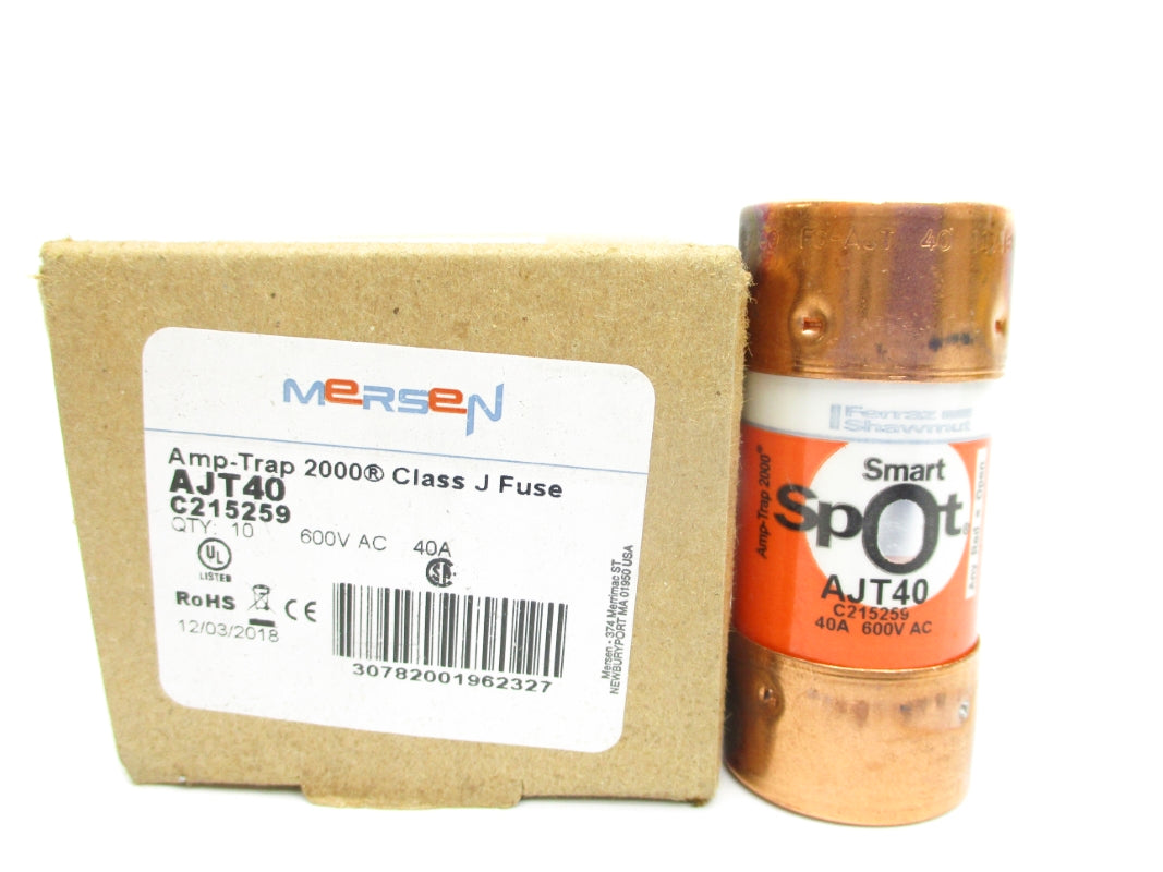 MERSEN AJT40 600VAC 40A (PKG OF 10) NSMP