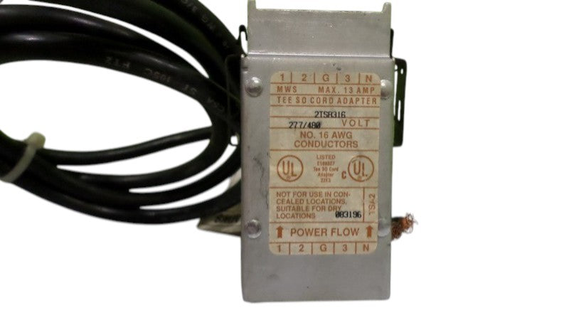 COOPER 2TSA316 FEMALE SO CORD ADAPTER  UNMP
