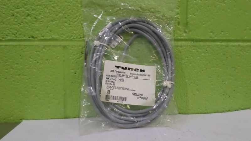 TURCK WK4T-3-P7X2 EUROFAST MOLDED CORDSET NSMP