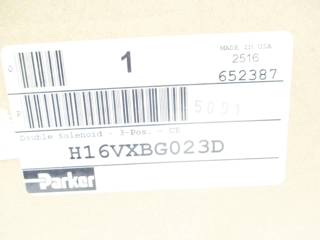 PARKER H16VXBG023D 120VAC 145PSI NSMP