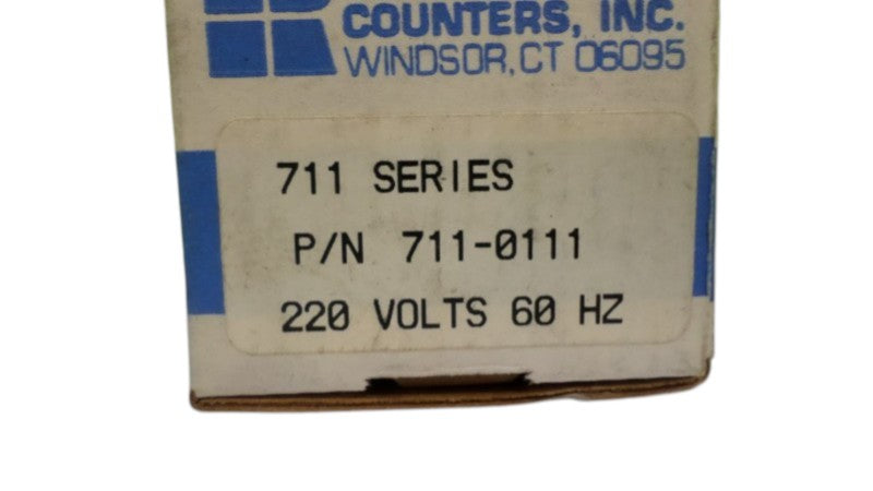 REDINGTON 711-0111 COUNTER 220V 60HZ NSMP