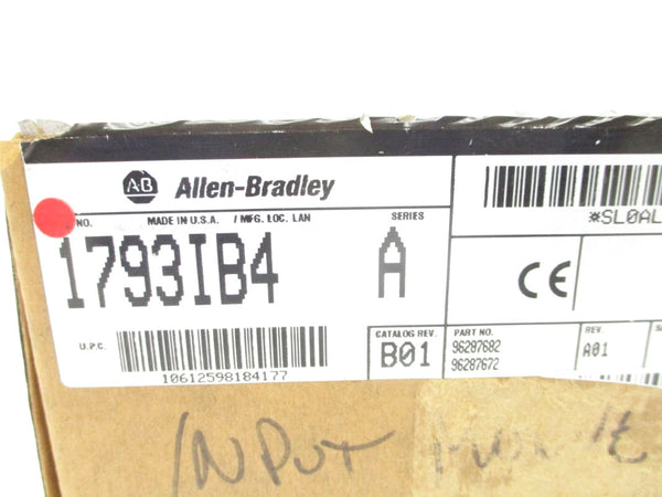 ALLEN BRADLEY 1793-IB4 SER. A NSMP