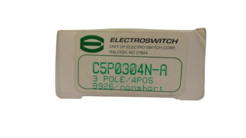 ELECTROSWITCH C5P0304N-A ROTARY SWITCH 3 POLES NSMP