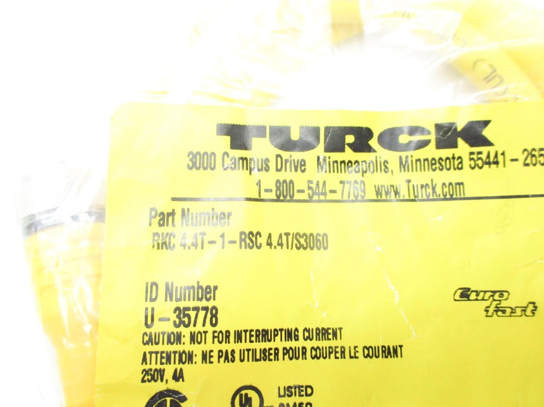 TURCK RKC4.4T-1-RSC4.4T/S3060 U-35778 NSMP