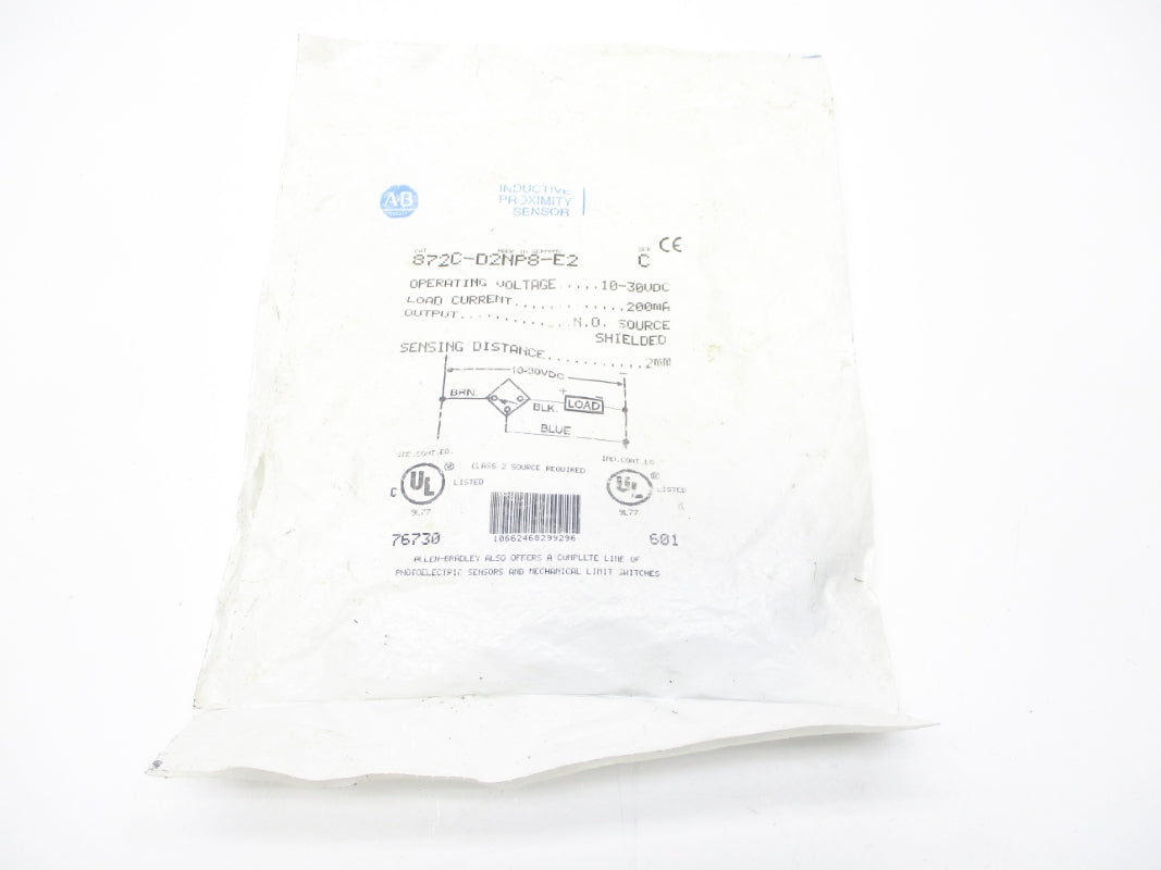 ALLEN BRADLEY 872C-D2NP8-E2 SER. C 10-30VDC NSMP