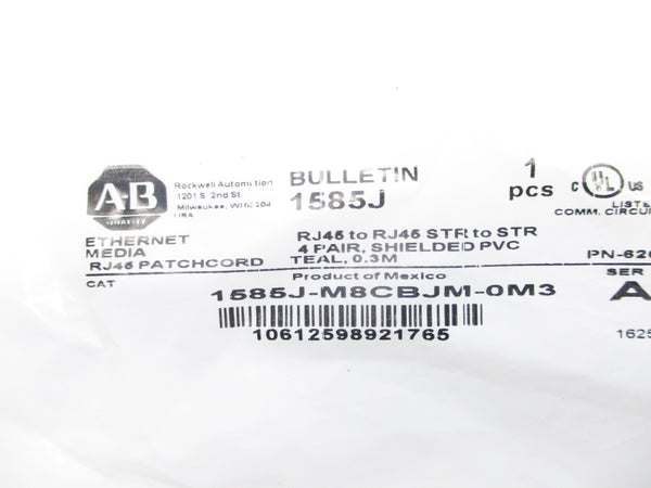 ALLEN BRADLEY 1585J-M8CBJM-0M3 SER. A NSMP