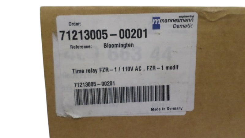 DEMAG FZR-1 OVERLOAD RELAY NSMP