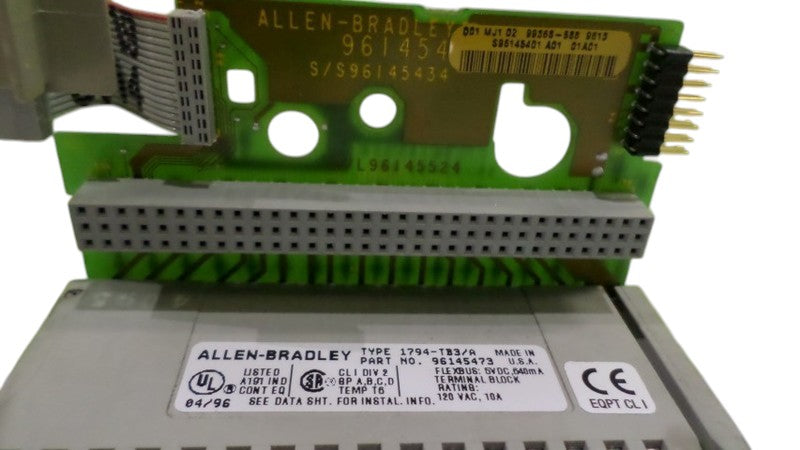 INDUSTRIAL SPARE PART FLEX I/O 1794-TB3 SER. A TERMINAL BASE (AS PICTURED)  UNMP
