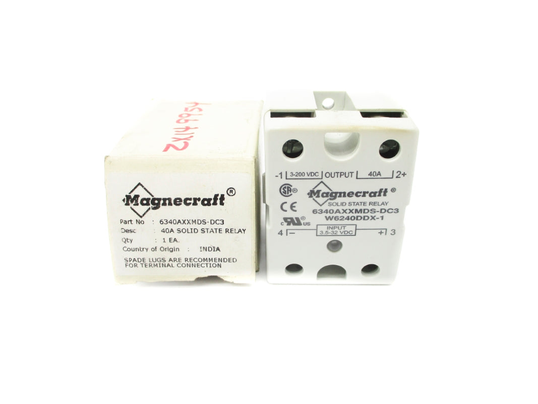 MAGNECRAFT 6340AXXMDS-DC3 40A 3.5-32VDC NSMP