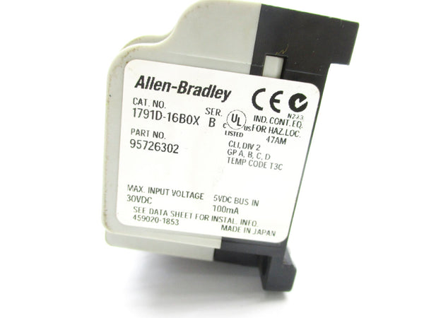 ALLEN BRADLEY 1791D-16BOX SER. B 30VDC UNMP
