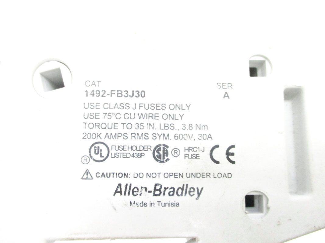 ALLEN BRADLEY 1492-FB3J30 SER. A 600V 30A UNMP
