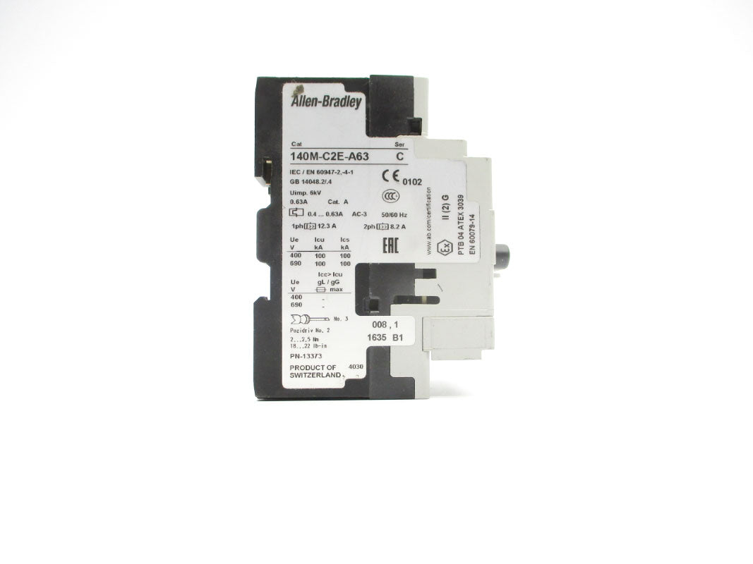 ALLEN BRADLEY 140M-C2E-A63 SER. C 690V 0.4-0.63A NSNP