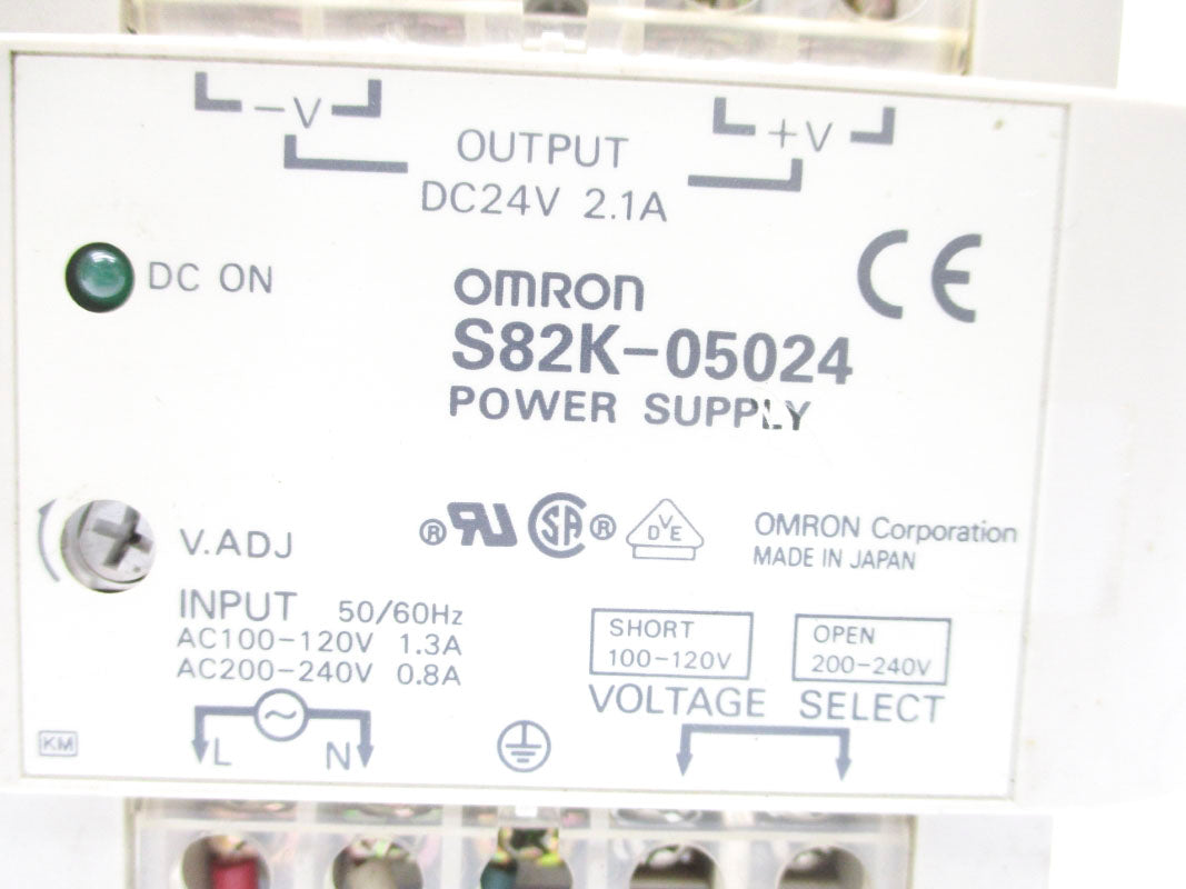 OMRON S82K-05024 100-240V 1.3A UNMP
