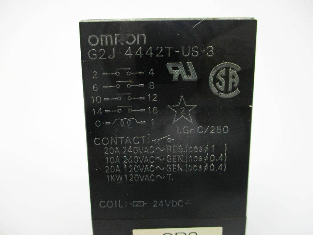 OMRON G2J-4442T-US-3 24VDC 20A UNMP
