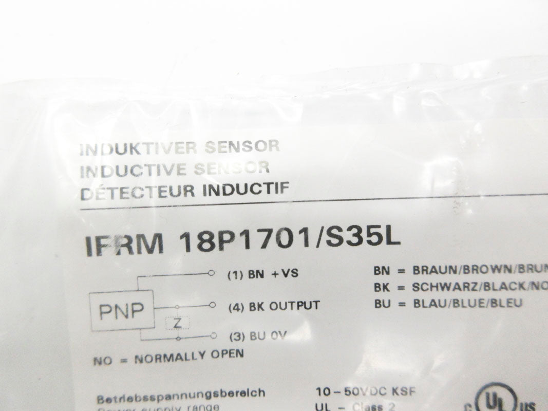 BAUMER IFRM18P1701/S35L 10-50VDC NSMP