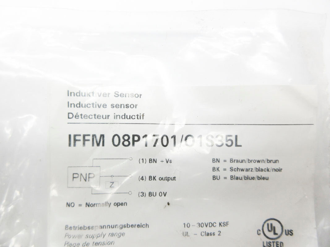 BAUMER IFFM08P1701/O1S35L 10-30VDC NSMP