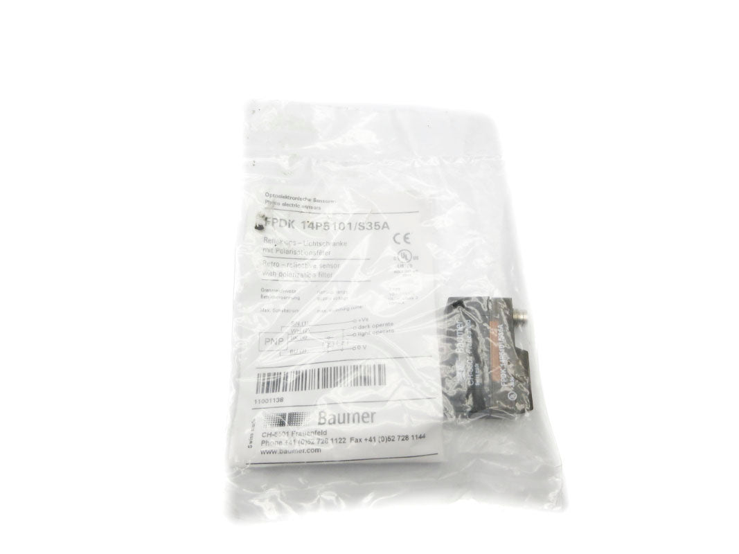 BAUMER ELECTRIC FPDK14P5101/S35A 10-30VDC NSMP
