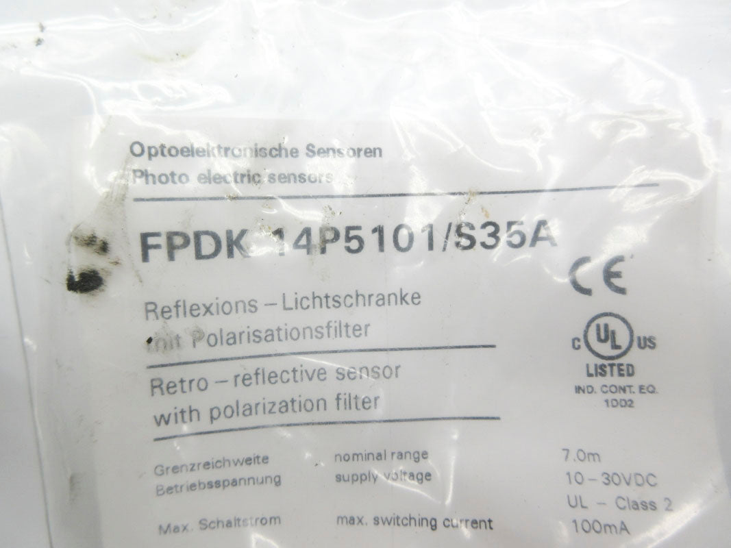 BAUMER ELECTRIC FPDK14P5101/S35A 10-30VDC NSMP