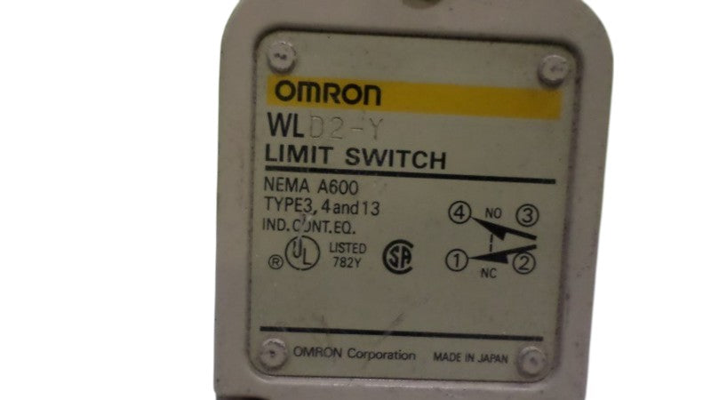 OMRON WLD2-Y LIMIT SWITCH 10A UNMP
