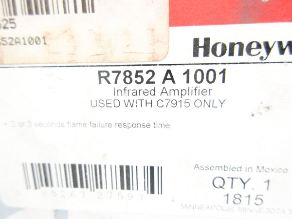 HONEYWELL R7852A1001 3S 1.25VDC NSMP