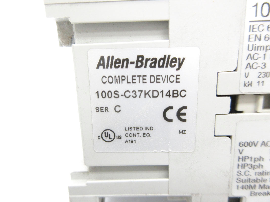 ALLEN BRADLEY 100S-C37KD14BC SER. C 110V UNMP