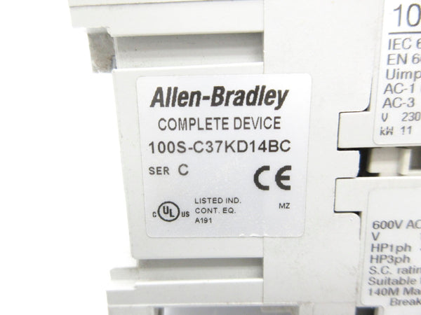 ALLEN BRADLEY 100S-C37KD14BC SER. C 110V UNMP