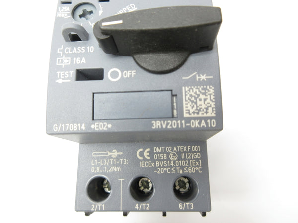 SIEMENS 3RV2011-0KA10 0.9-1.25A NSNP