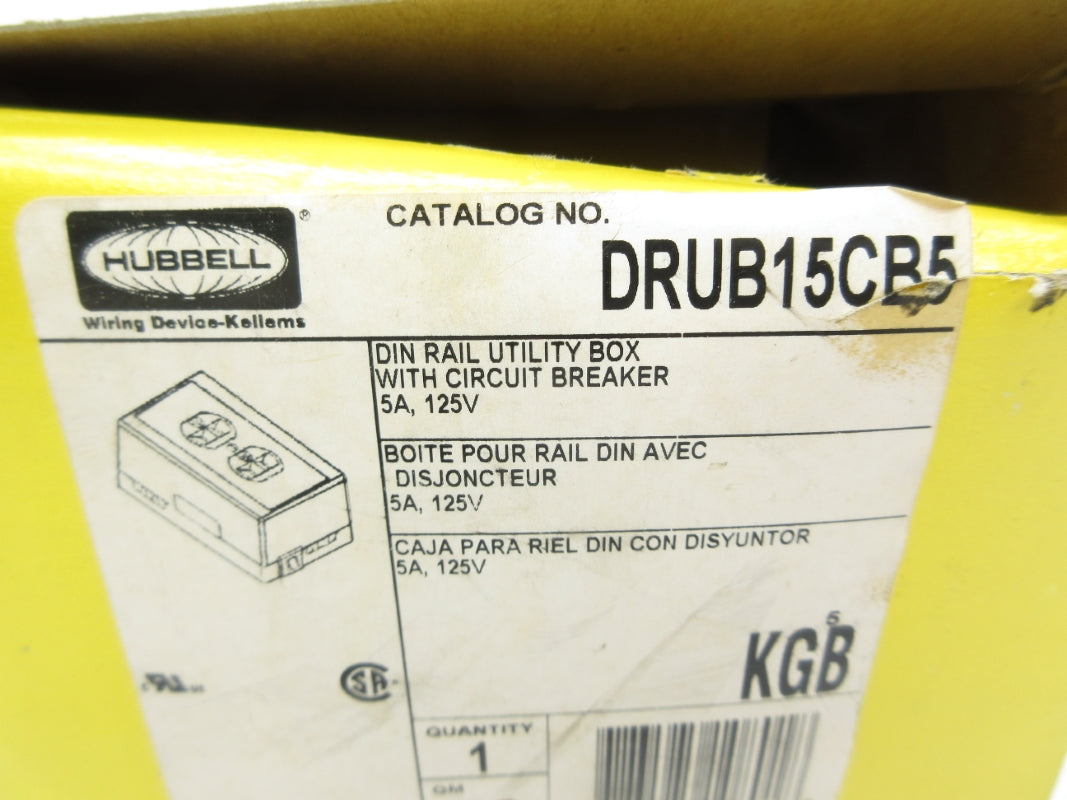 HUBBELL DRUB15CB5 125V 5A NSMP