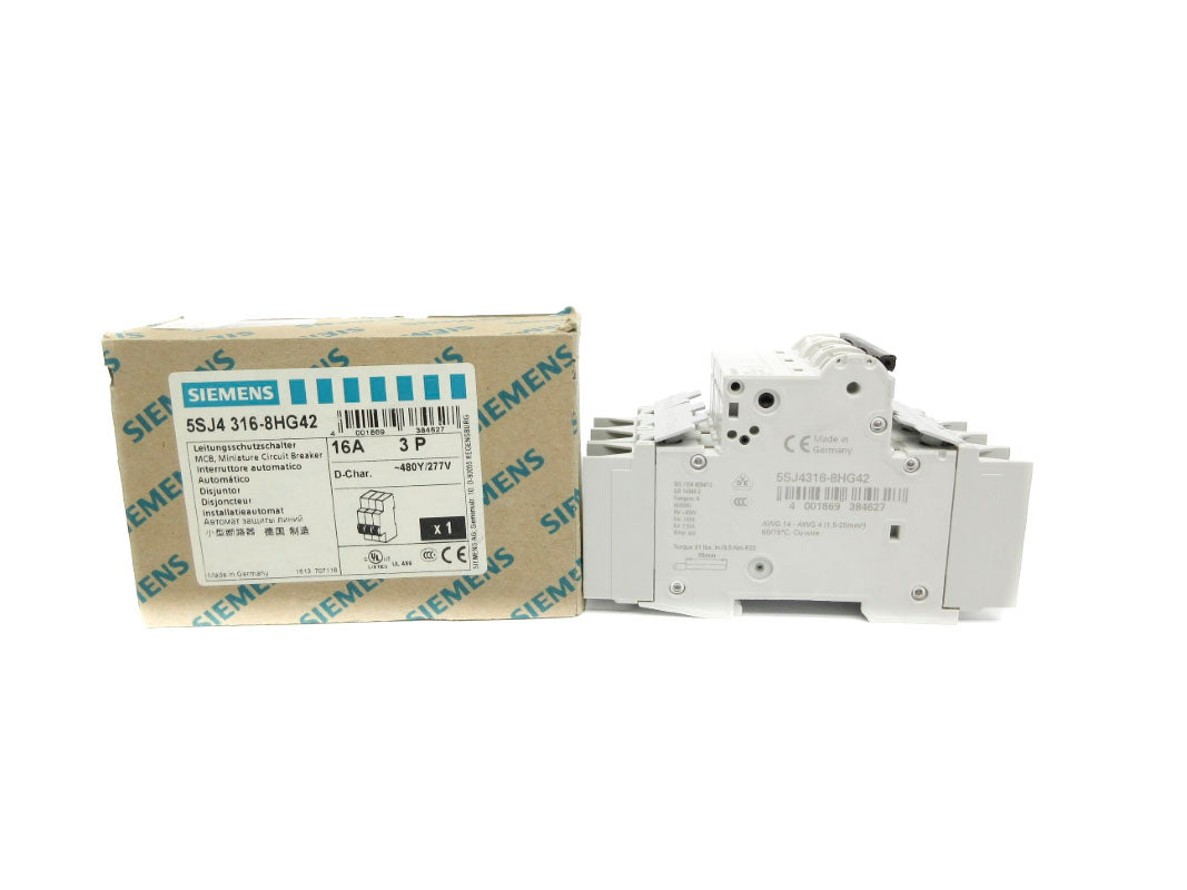 SIEMENS 5SJ4316-8HG42  277V 16A NSMP