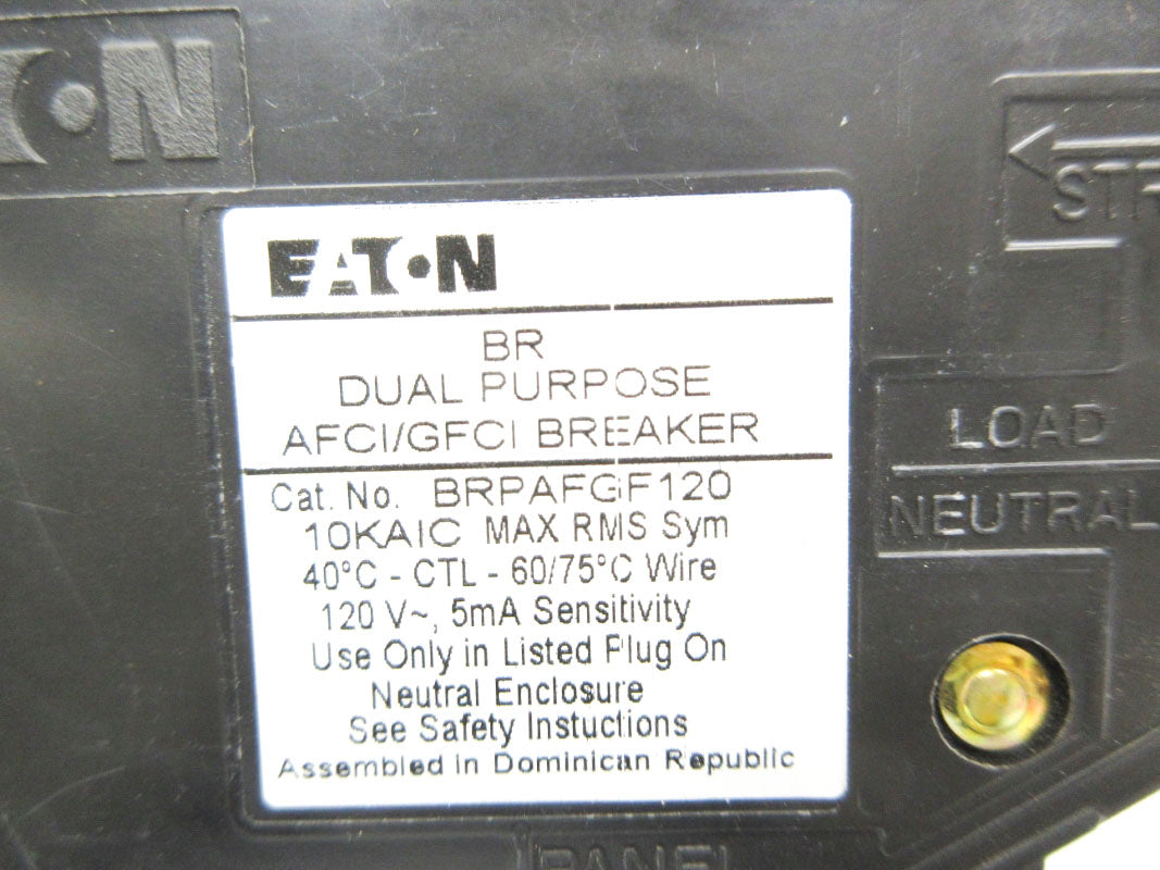 EATON BRPAFGF120 120V 20A NSNP