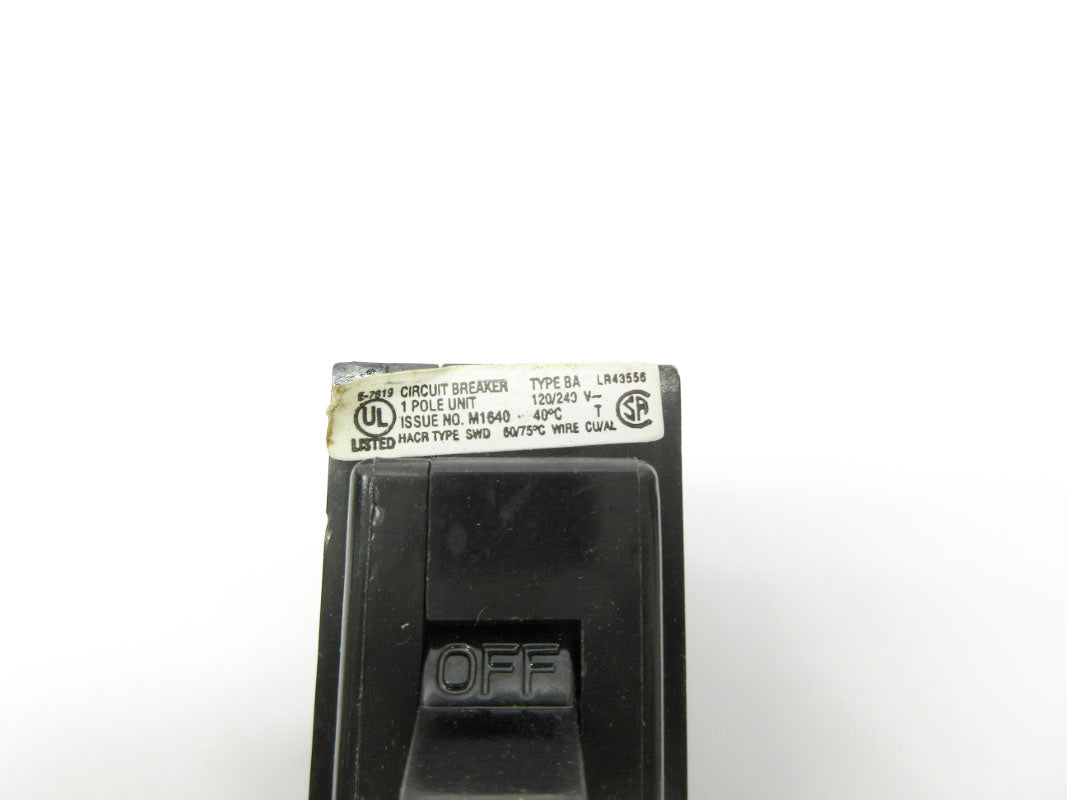 WESTINGHOUSE BA120 20A 120/240V UNMP