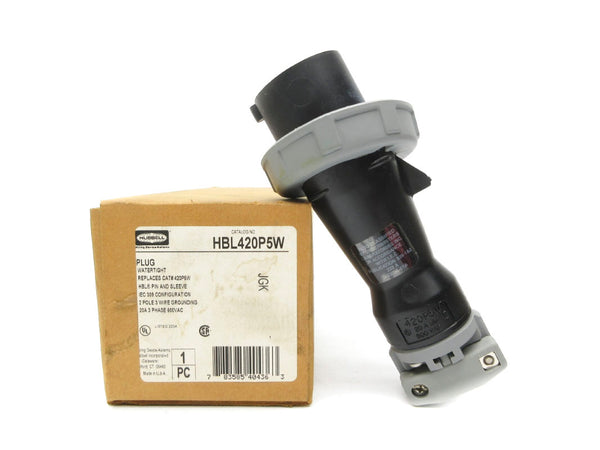 HUBBELL HBL420P5W 600VAC 20A NSMP