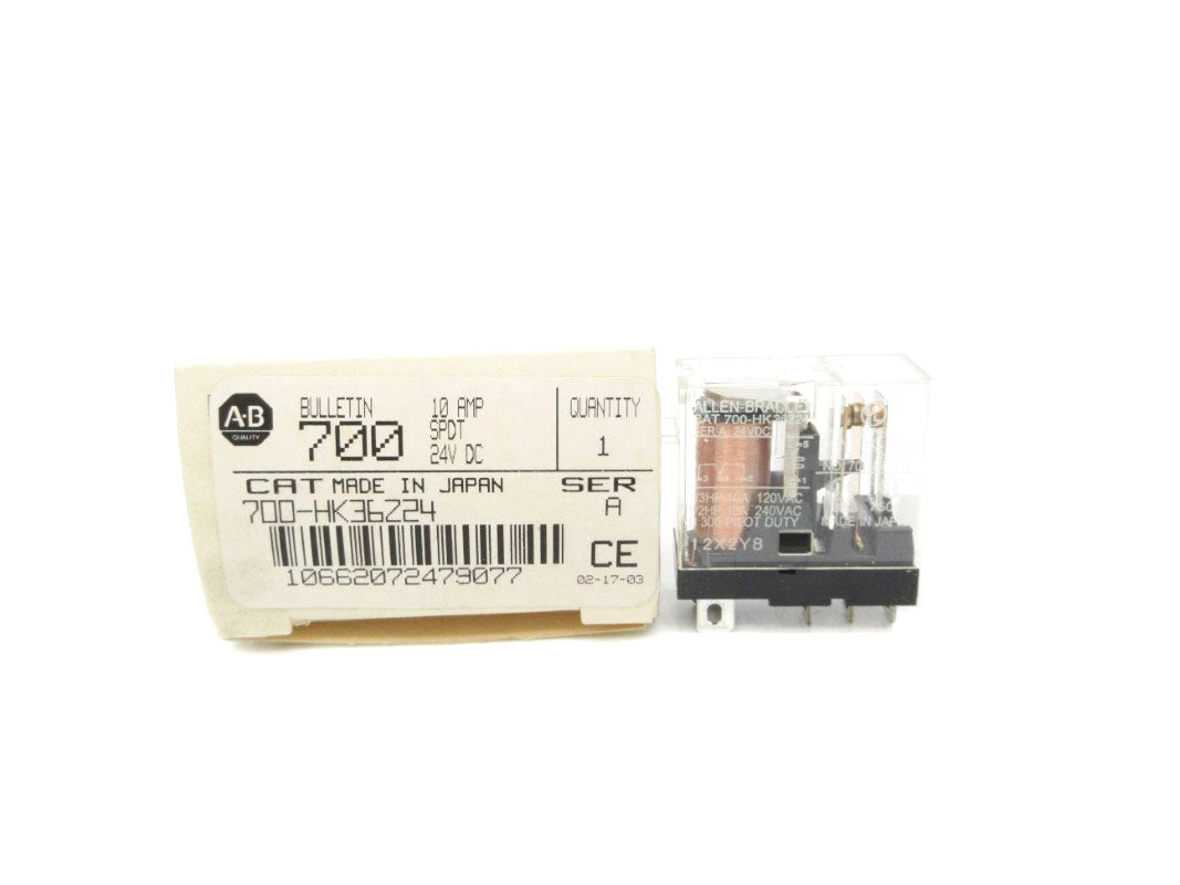 ALLEN BRADLEY 700-HK36Z24 SER. A 24VDC 10A (WH) NSMP