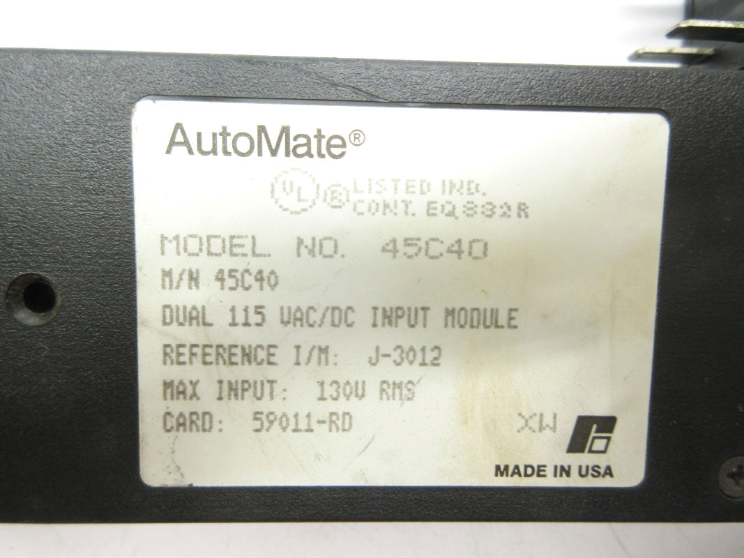 AUTOMATE 45C40 115VAC/DC UNMP