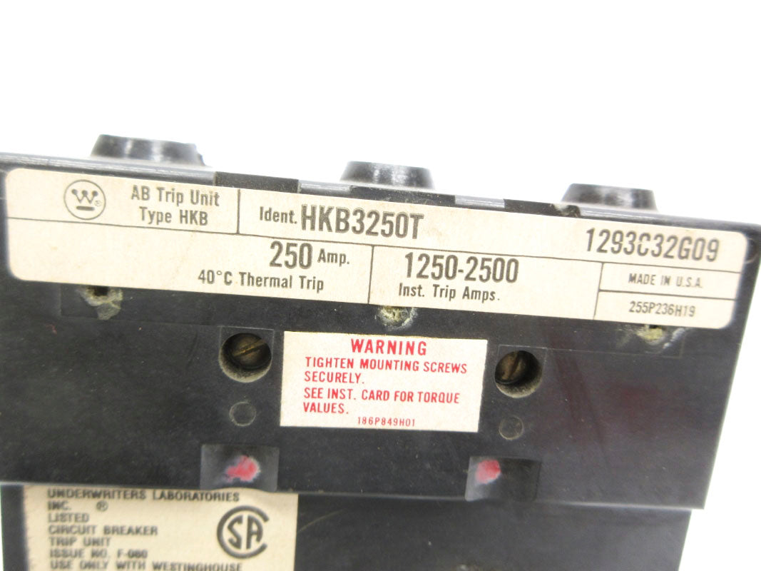 WESTINGHOUSE HKB3250T 250A UNMP