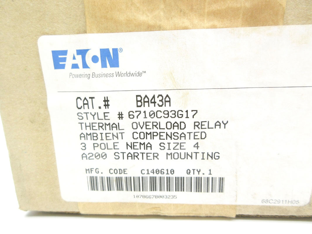 EATON BA43A NSMP