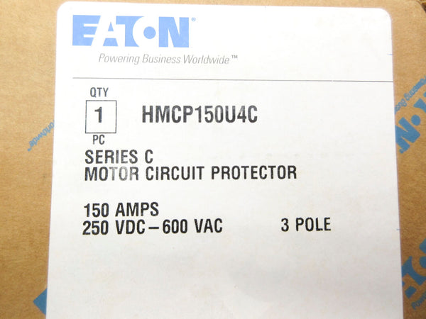 EATON HMCP150U4C 6601C87G12 SER. C 600VAC 150A NSMP