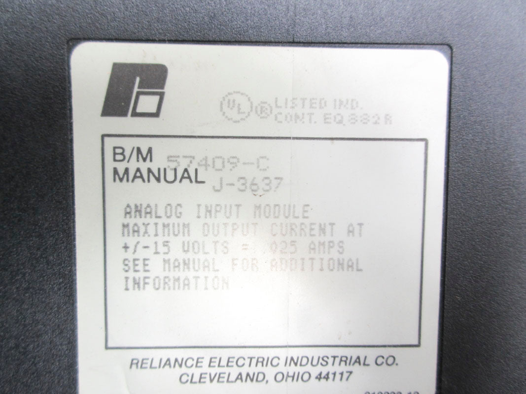 RELIANCE ELECTRIC 57409-C 15V .025A UNMP