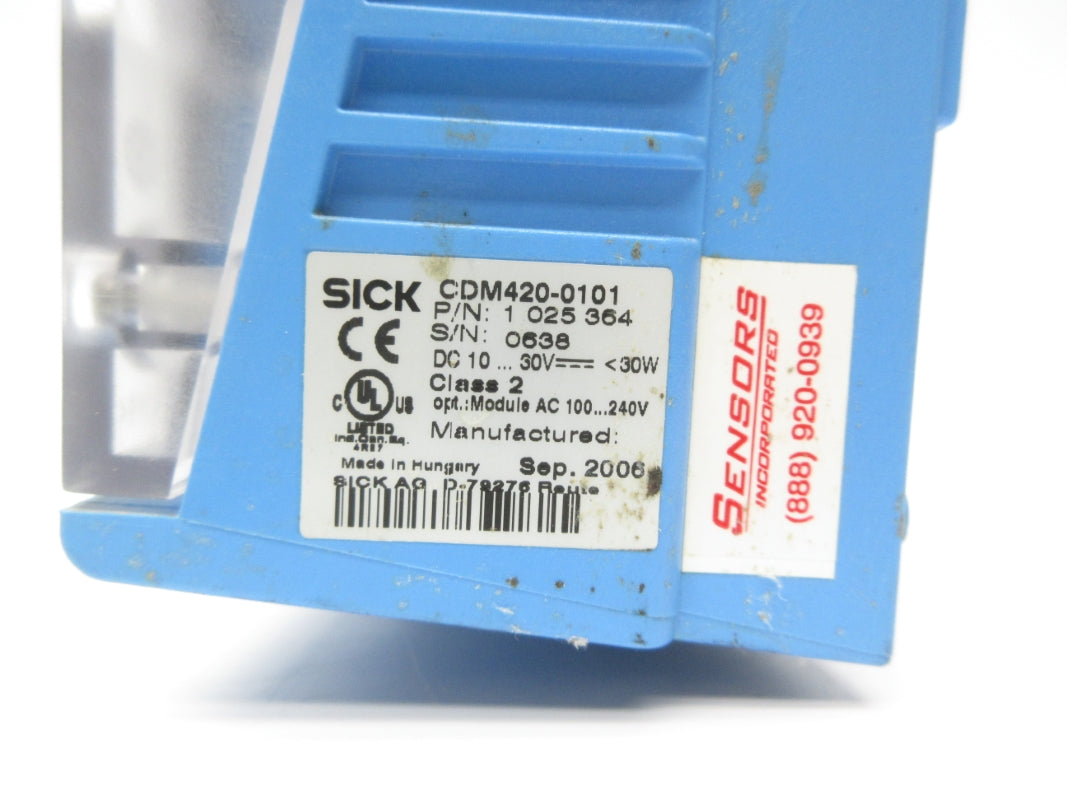SICK CDM420-0101 1025364 10-30VDC UNMP
