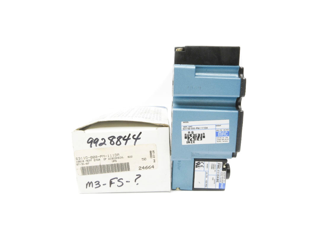 MAC 6311D-000-PM-111DA 110/120V 25-150PSI NSMP