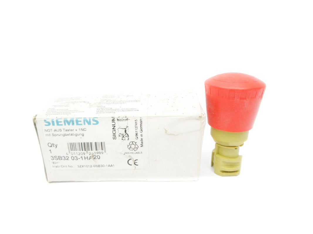 SIEMENS 3SB3203-1HA20 NSMP