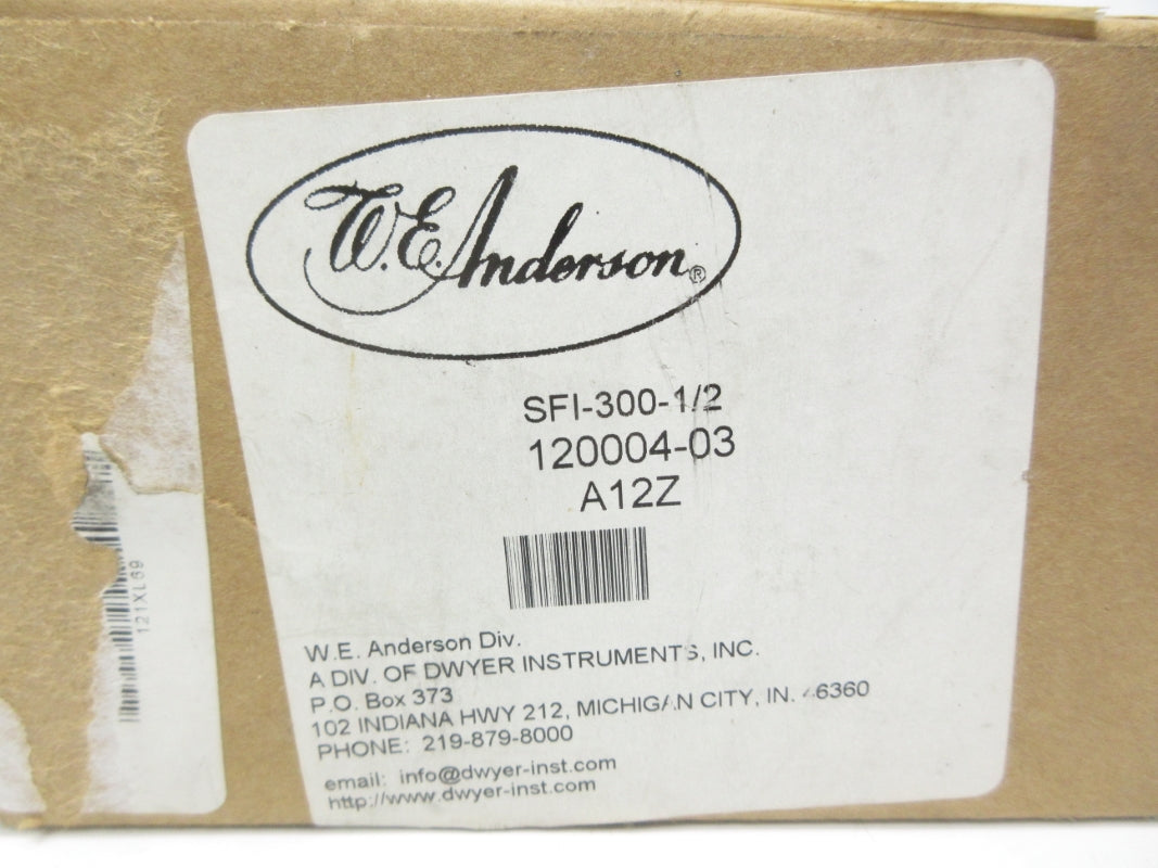 W.E. ANDERSON SFI-300-1/2 NSFS