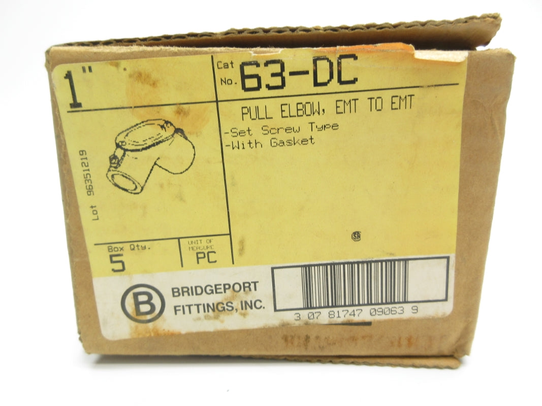 BRIDGEPORT FITTINGS 63-DC 1" (PKG OF 5) NSMP