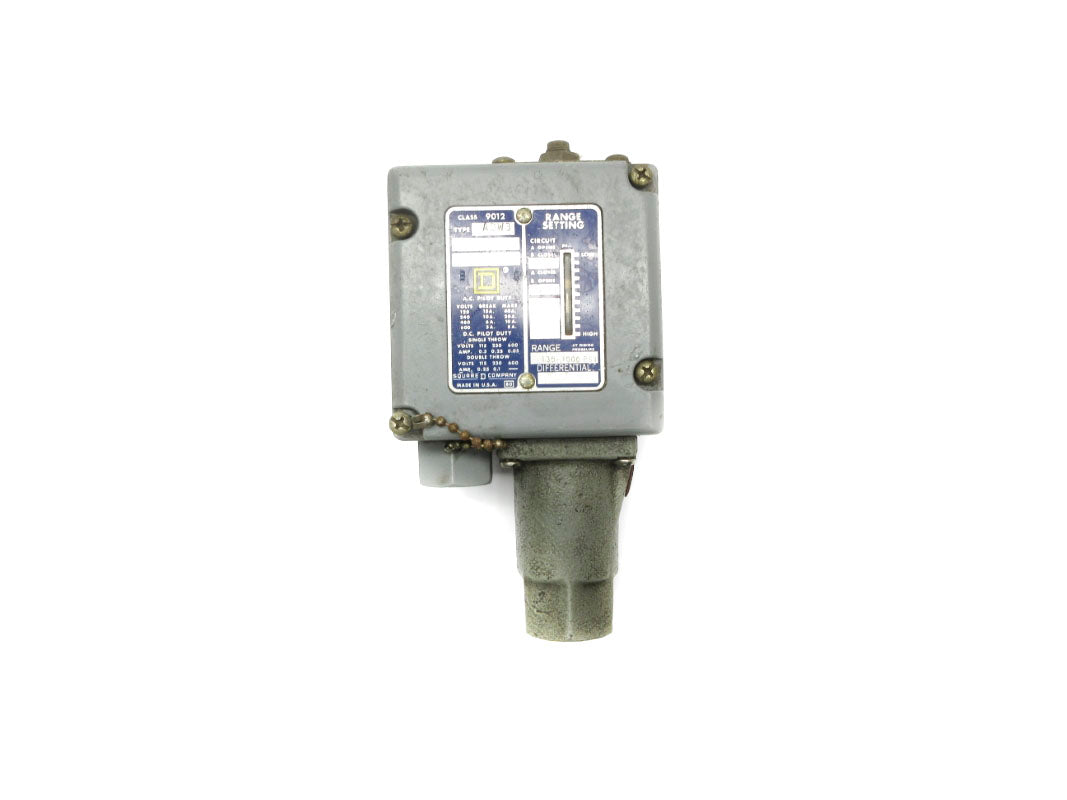 SQUARE D 9012ADW3 SER. B 600VAC 8A 135-1000PSI UNMP