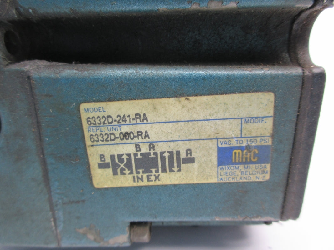 MAC 6332D-241-RA 150PSI UNMP