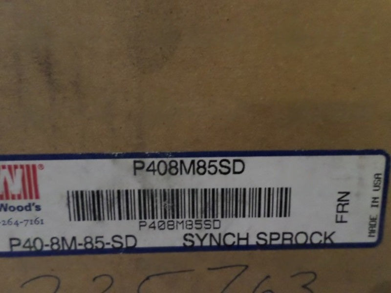 TB WOODS P408M85SD SYNCHRONOUS SPROCKET NSFS