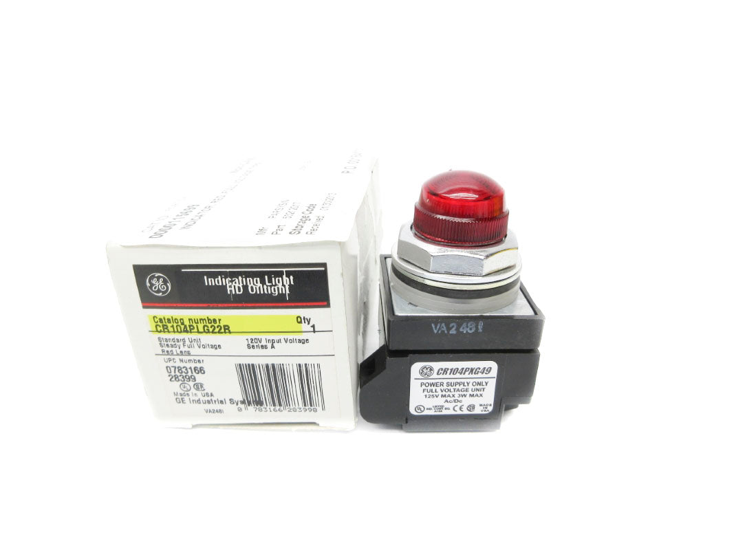 GENERAL ELECTRIC CR104PLG22R SER. A 120V NSMP